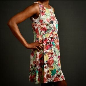 Alice + Olivia Silk Floral Sleeveless Dress Size 4